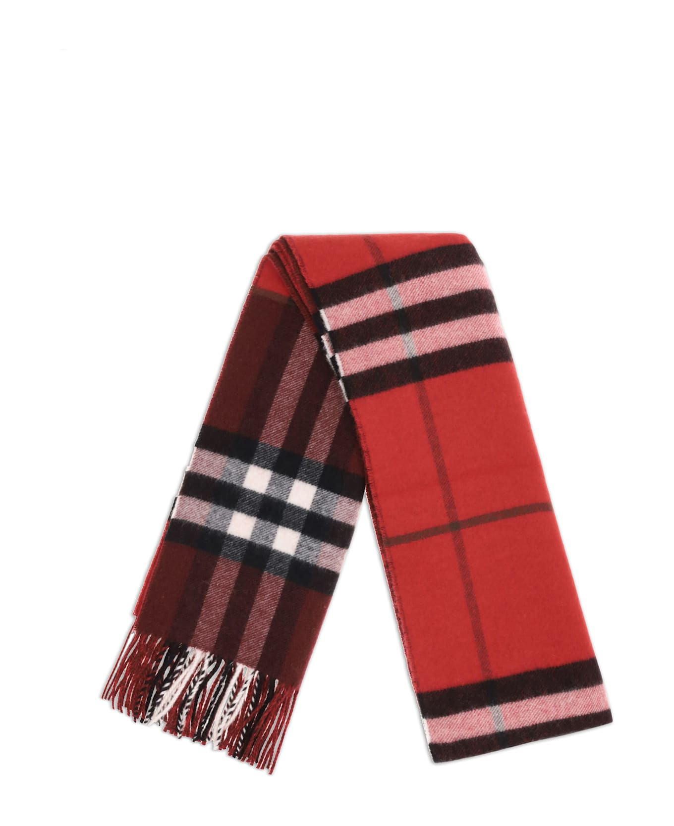 Cashmere Check Scarf - 2