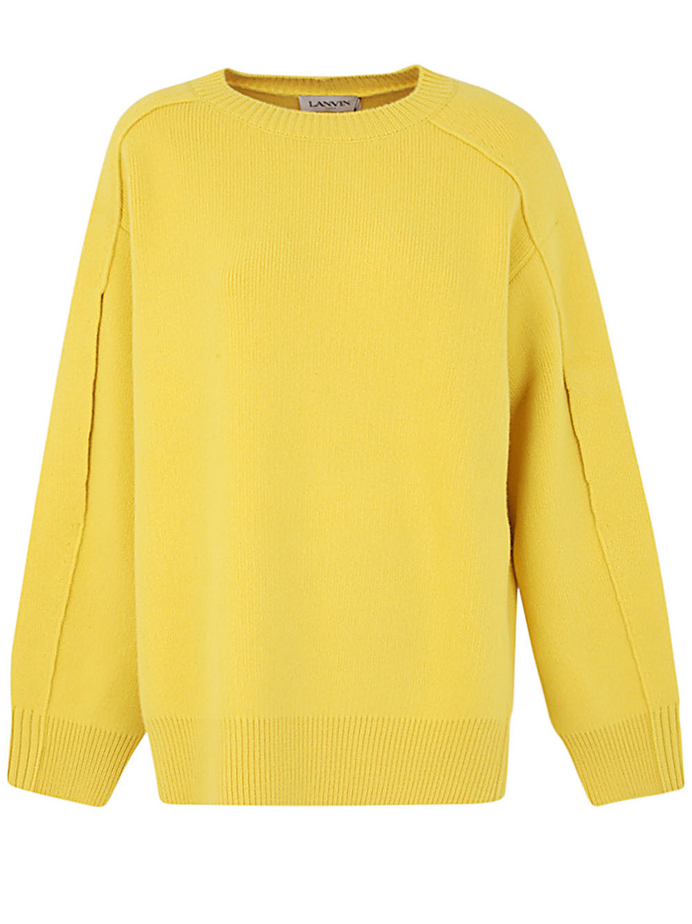 Lanvin Women Round Neck Cocoon Cape Jumper - 6