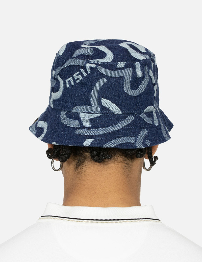 ALLOVER SEAGULL JACQUARD DENIM BUCKET HAT 6
