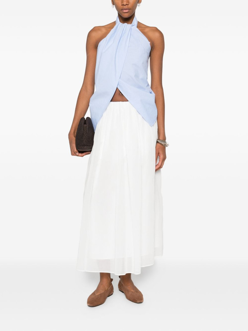 Brunello Cucinelli Silk maxi skirt outlook