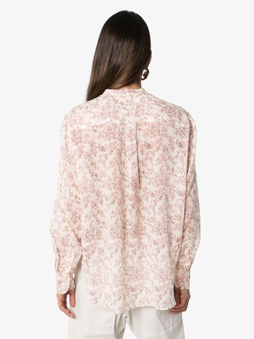 button-up floral blouse - 4