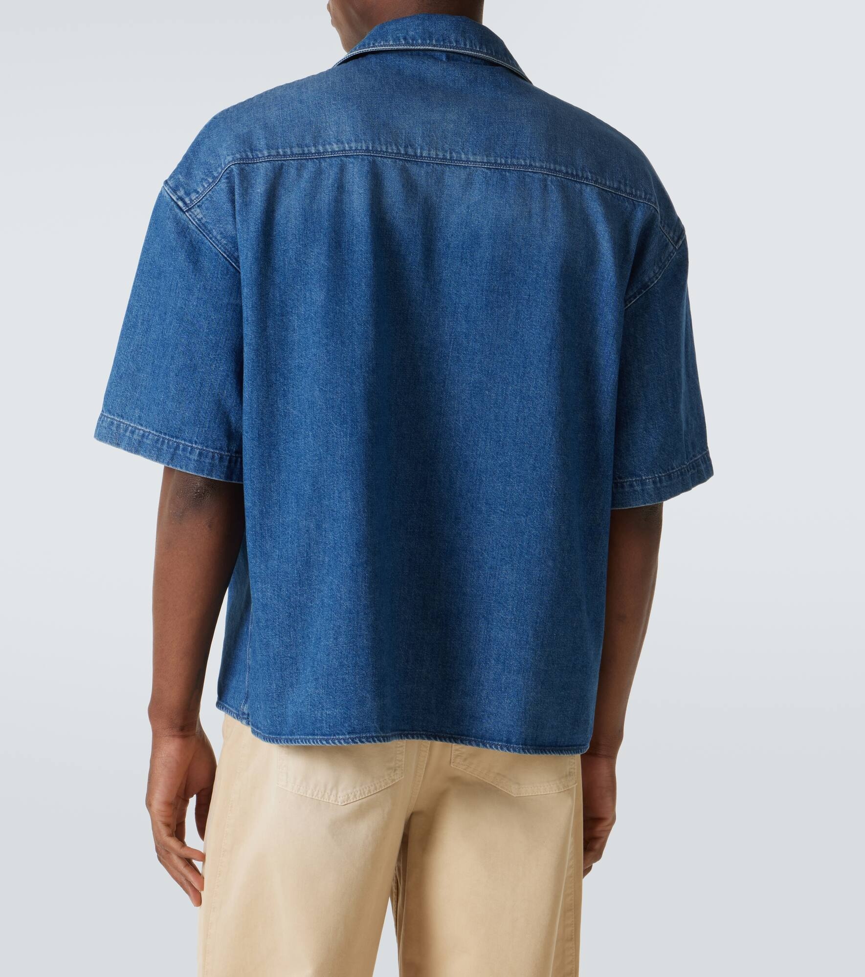 Paula's Ibiza denim bowling shirt - 4
