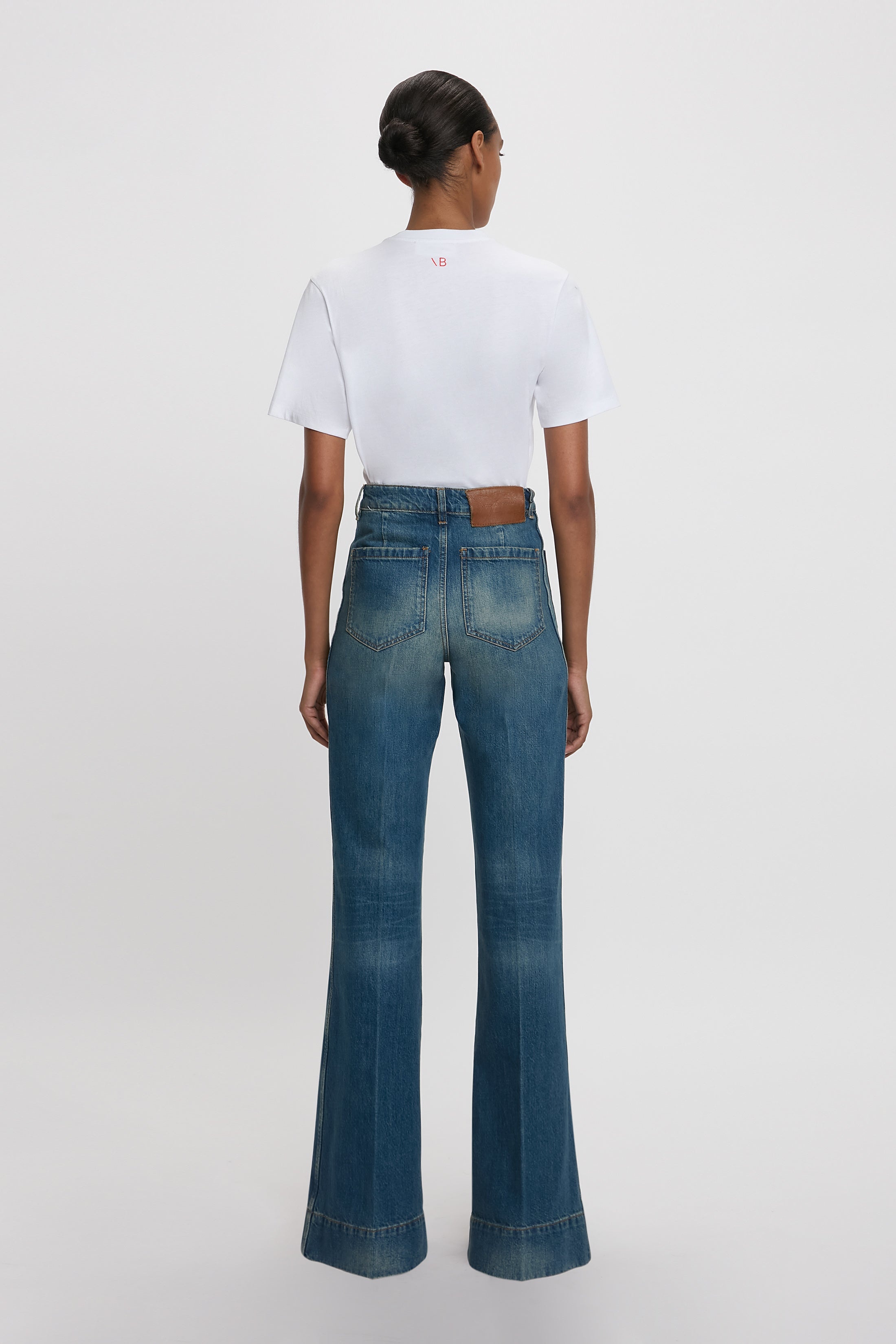Fashion Stole My Smile Slogan T-Shirt In White - 4