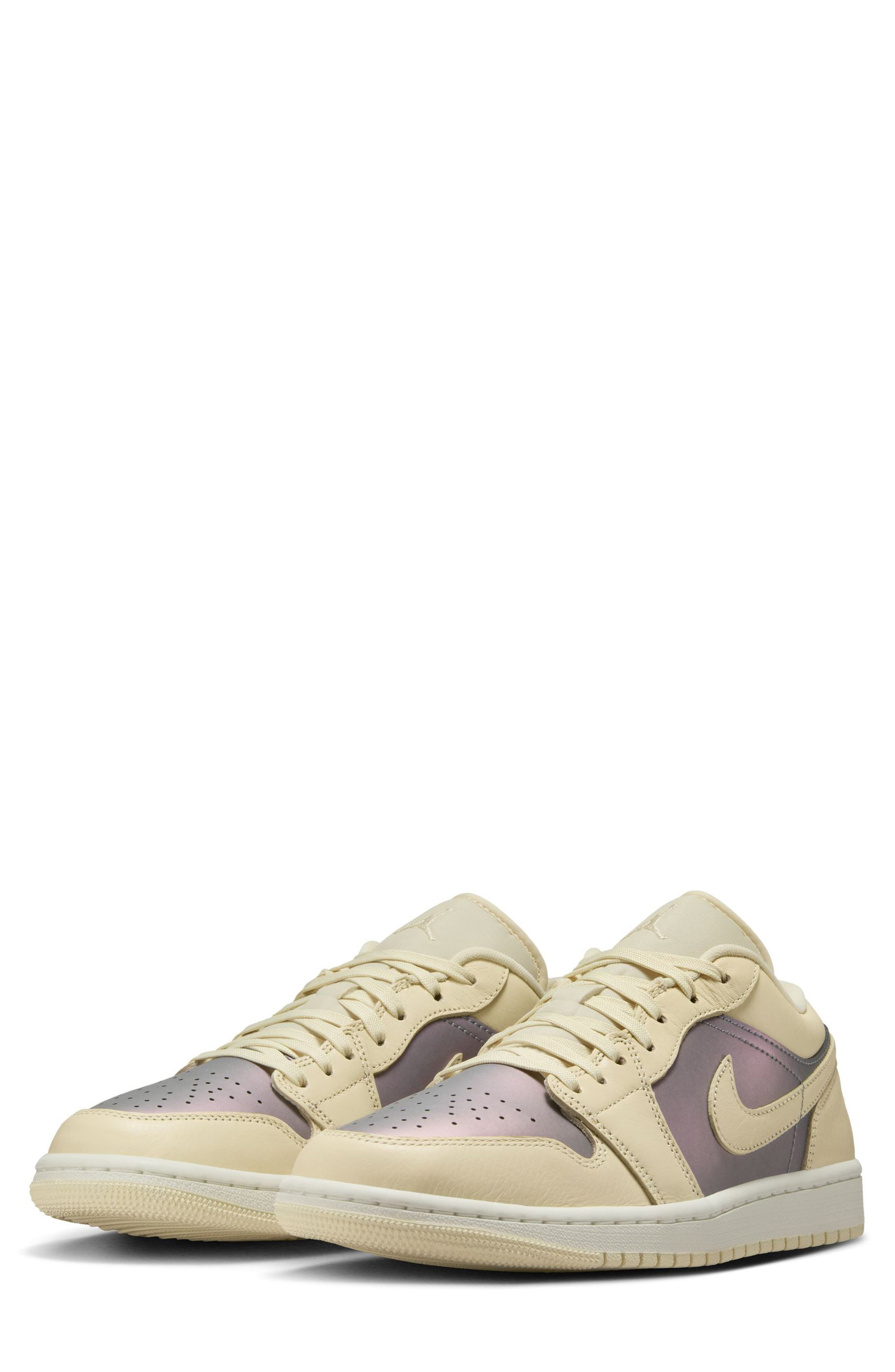 Nike Air Jordan 1 Low SE Sneaker in Muslin/Sail/Royal Tint at Nordstrom - 1