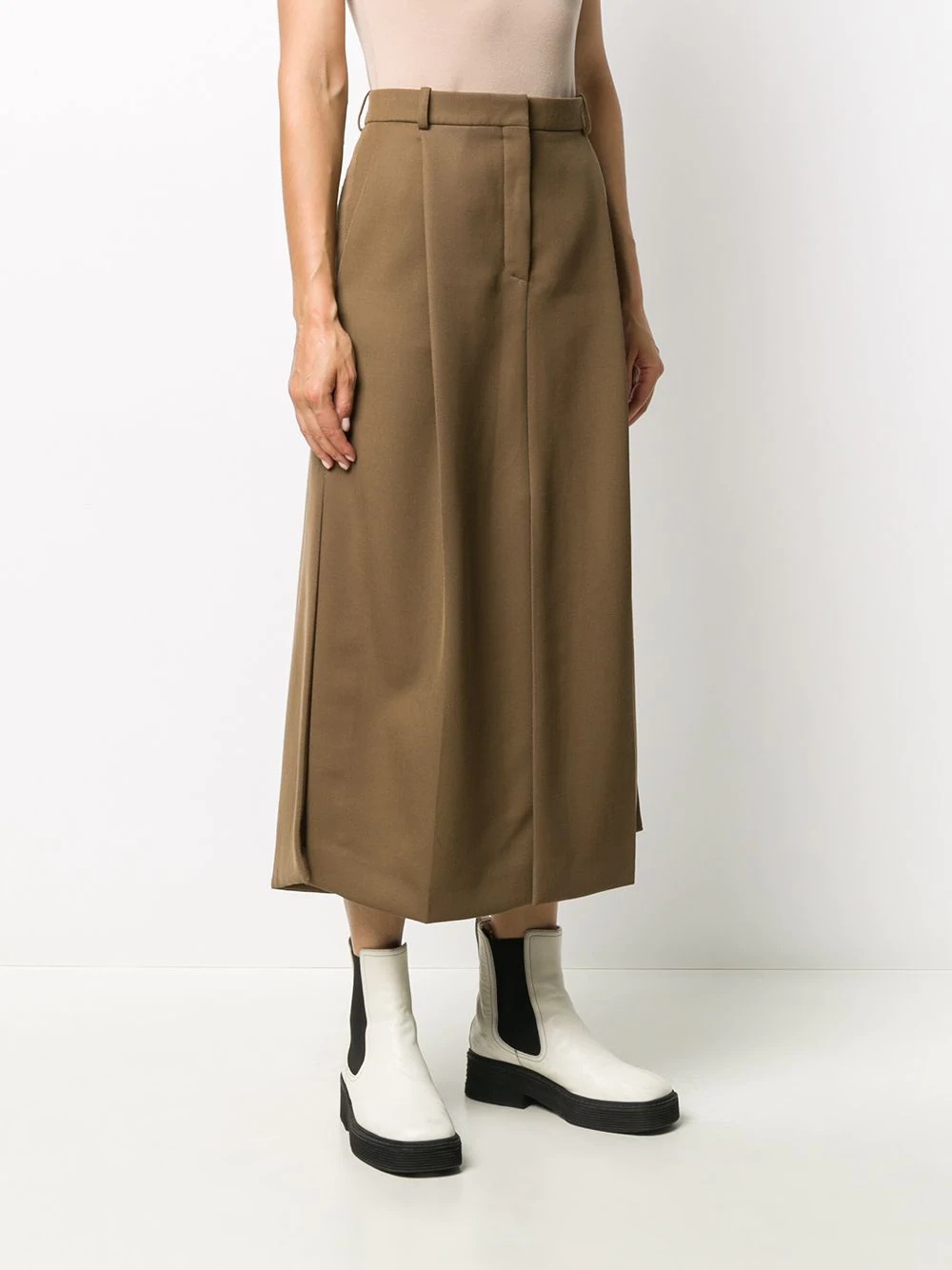 high-waisted maxi skirt - 3