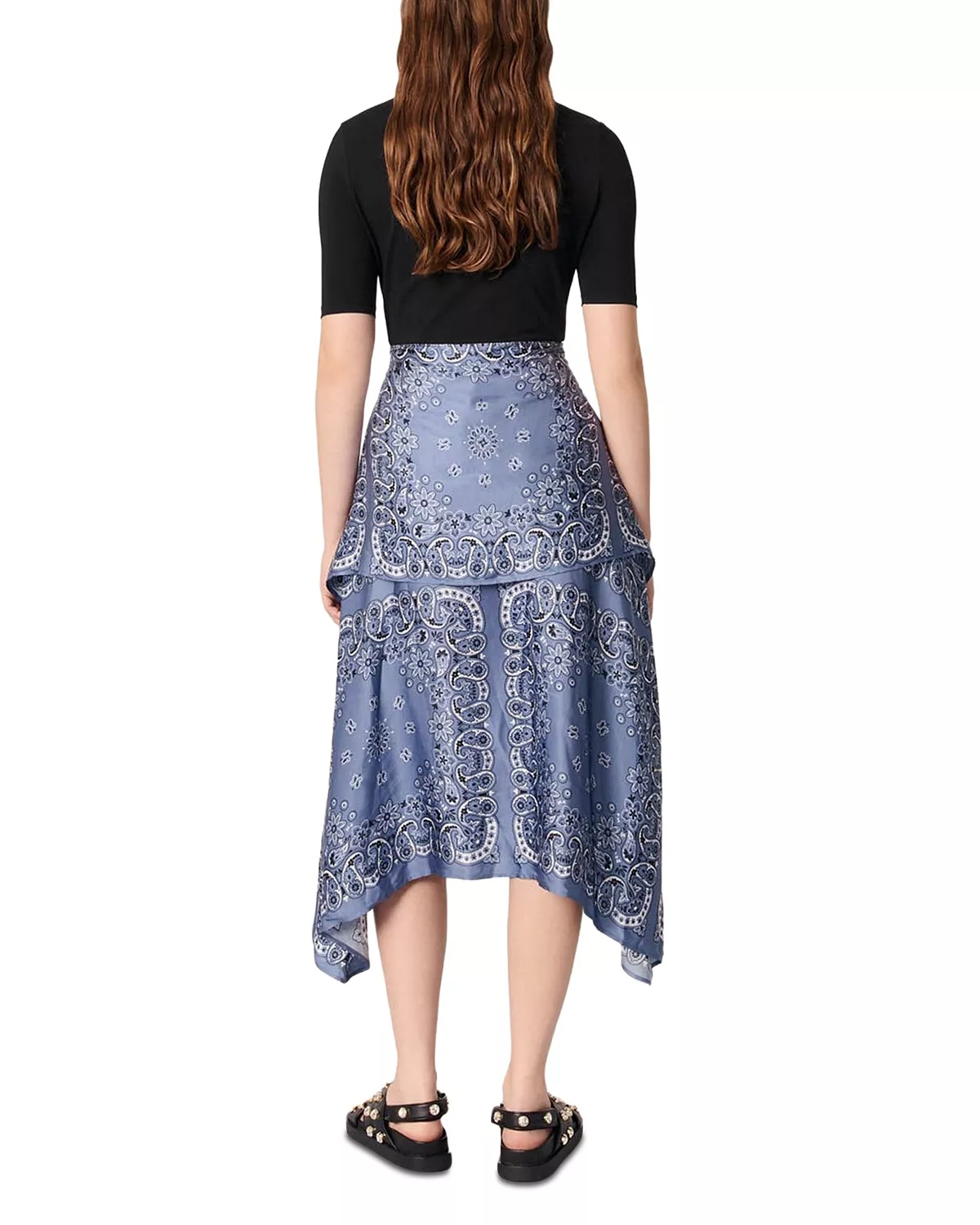 Layered Effect Patterned Dress - 8