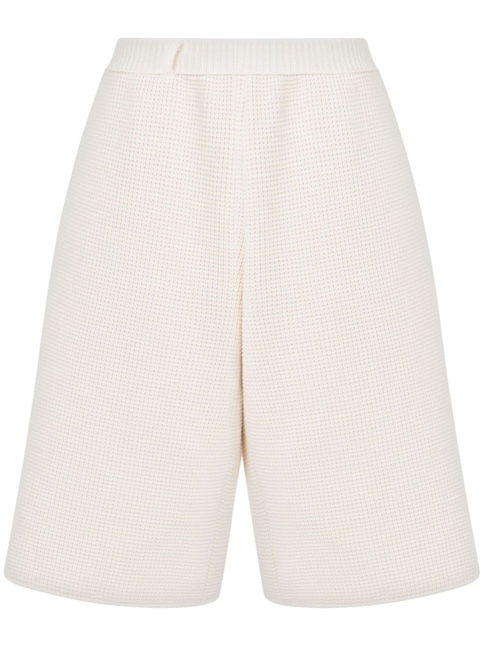 waffle-knit shorts - 1