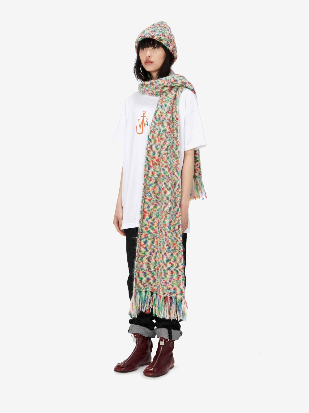 A.P.C. X JW ANDERSON - ECHARPE JOLLY - KNITTED SCARF - 4