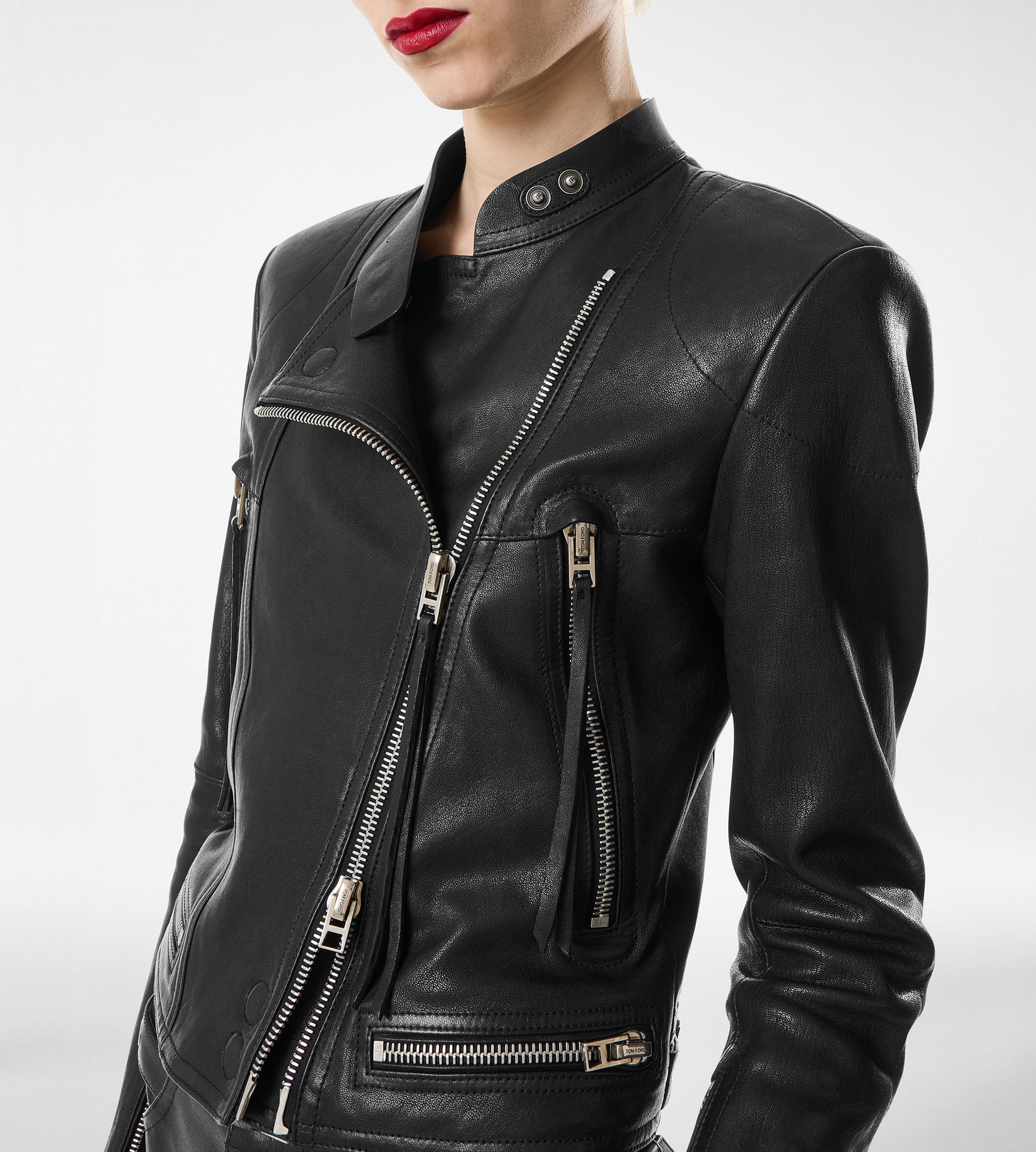 STEAM FINISHED NAPPA RACER JACKET - 2