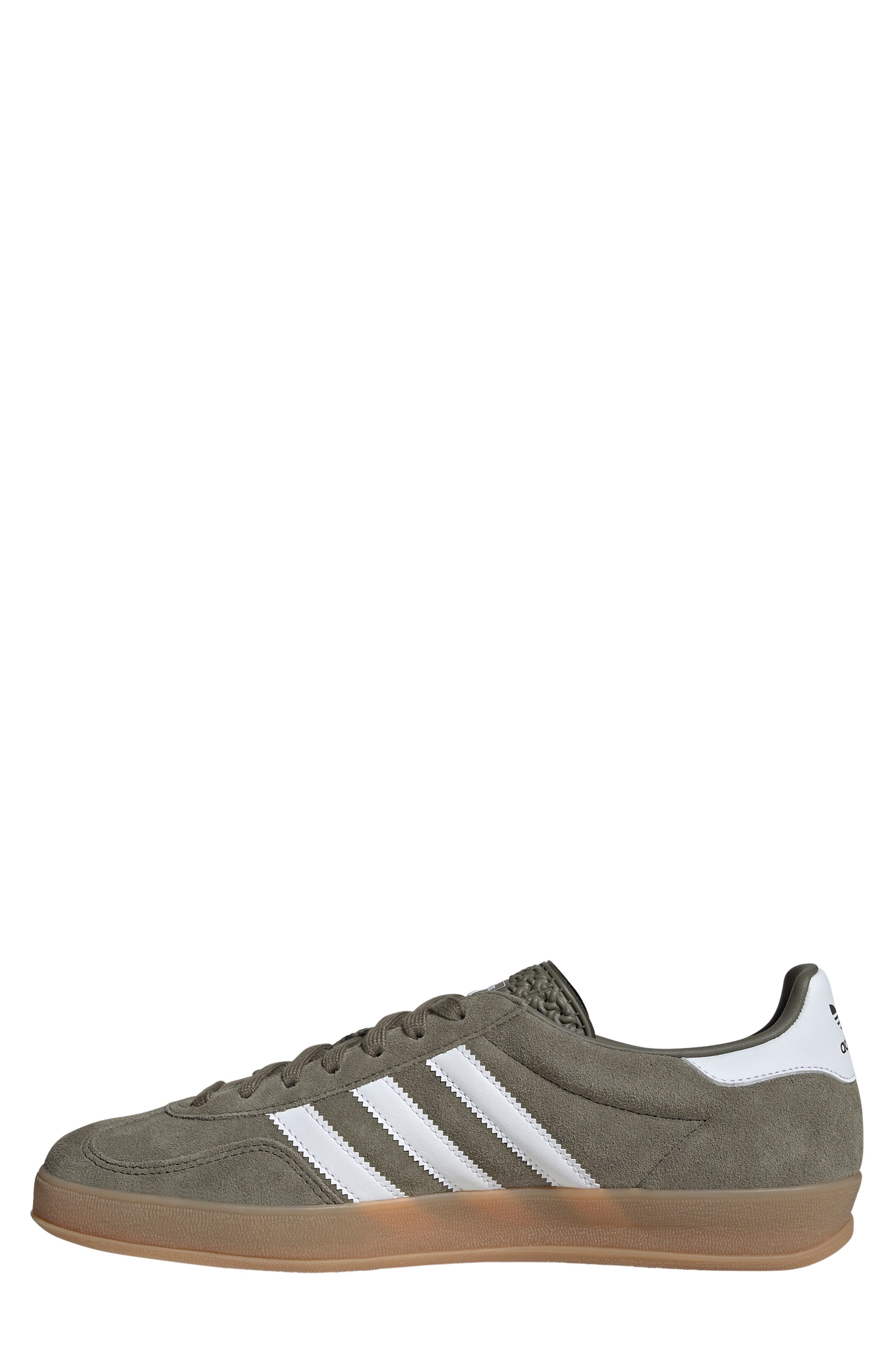 adidas Gazelle Sneaker in Olive/White/Gold Metallic at Nordstrom - 6