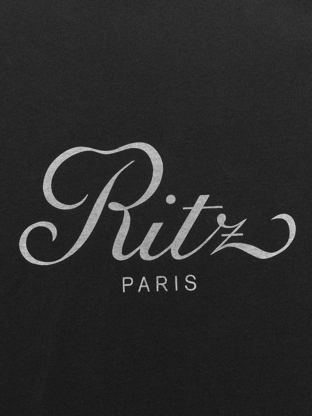 Ritz Men's Cropped Relaxed T Shirt in Black - 2