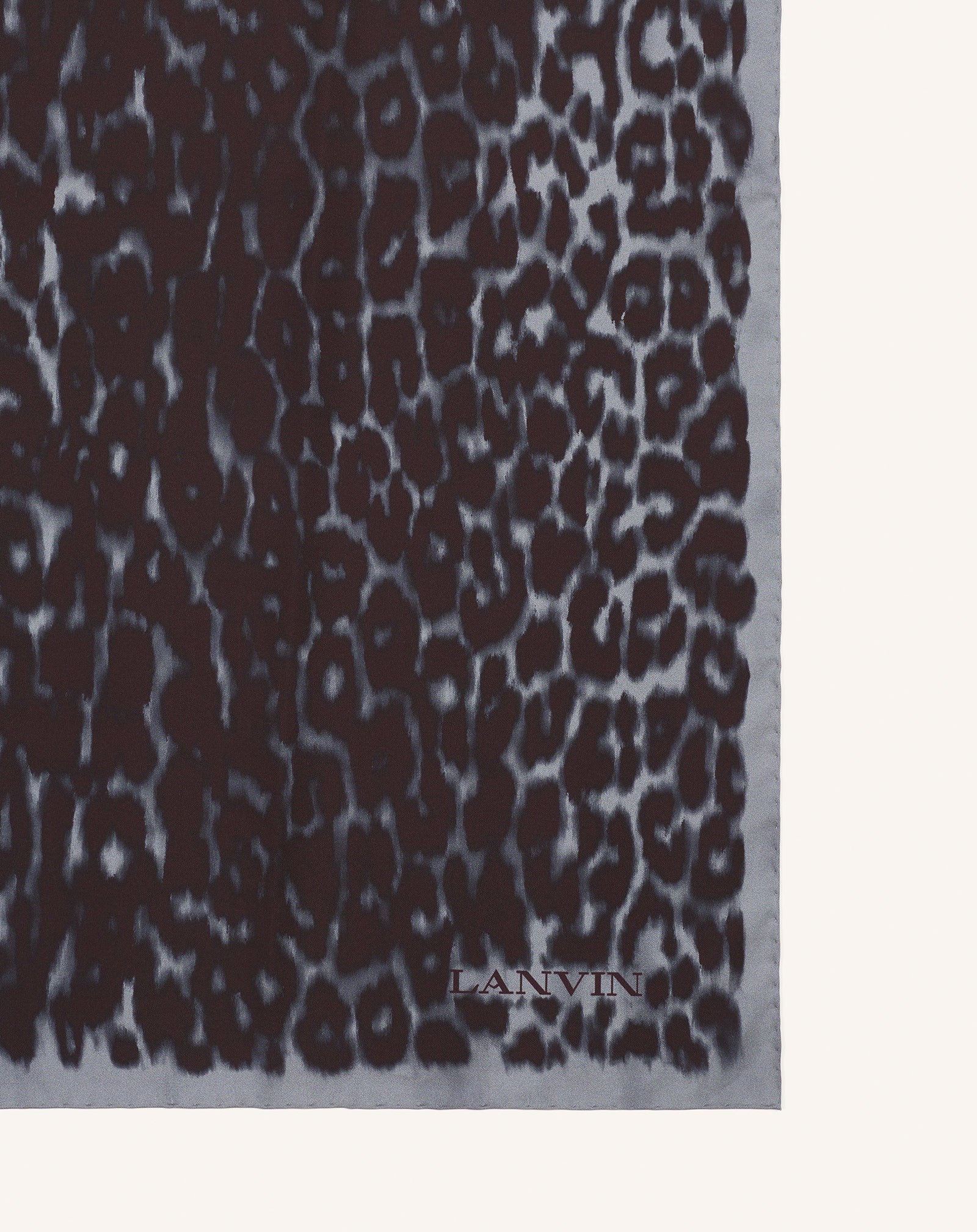 LEOPARD PRINT SILK SCARF - 2