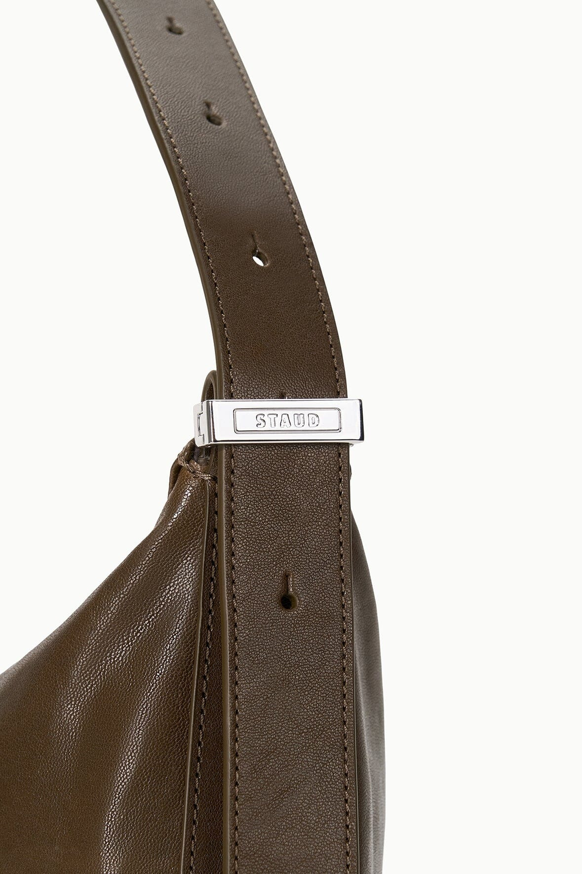 STAUD LARGE DEMY SHOULDER BAG TRUFFLE - 5