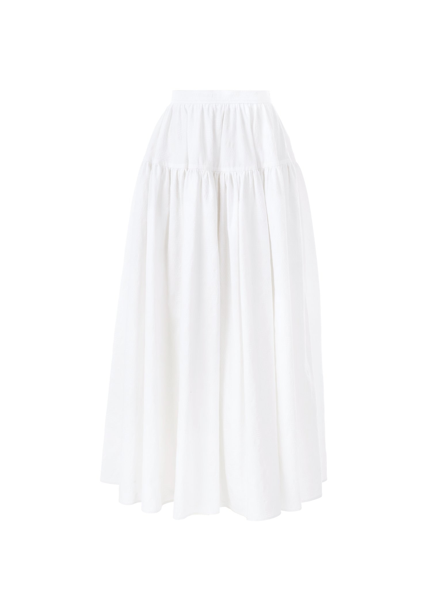 TIERED MAXI SKIRT - 1