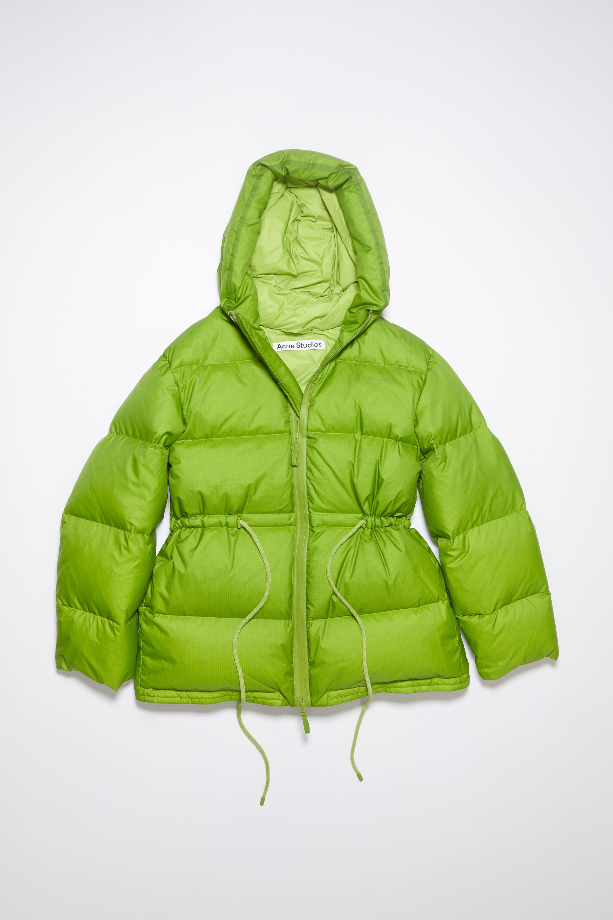 Hooded puffer jacket - Grass green - 6