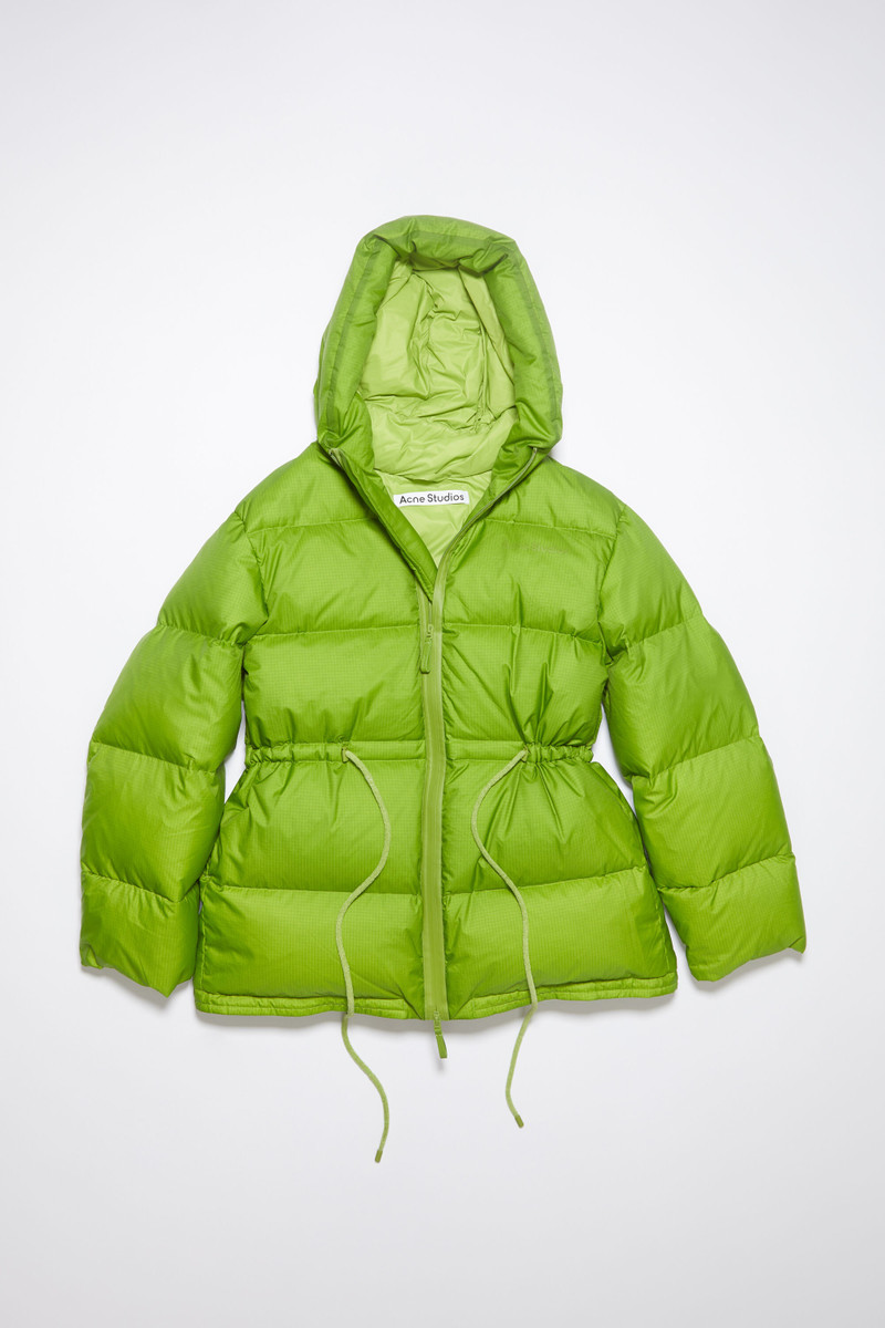 Hooded puffer jacket - Grass green 6