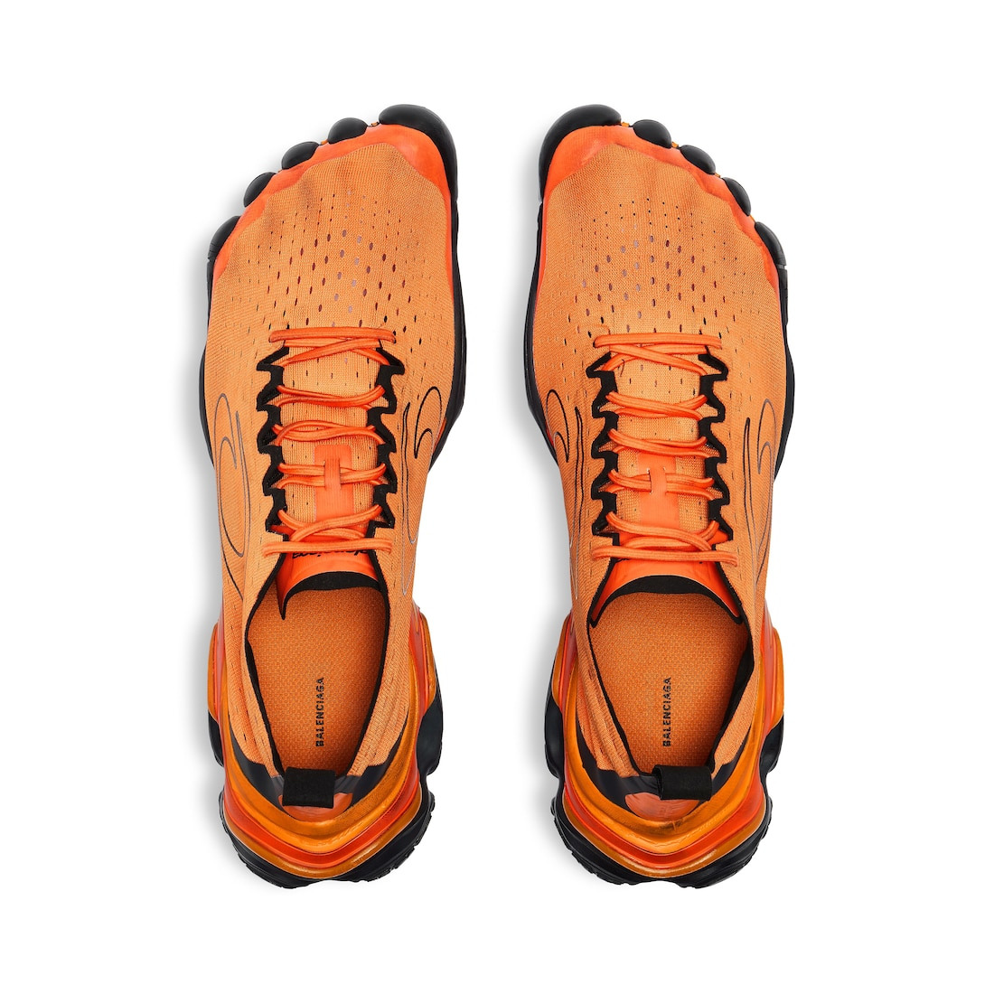 Men's Anatomic Runner Sneaker in Orange/grey/black - 6