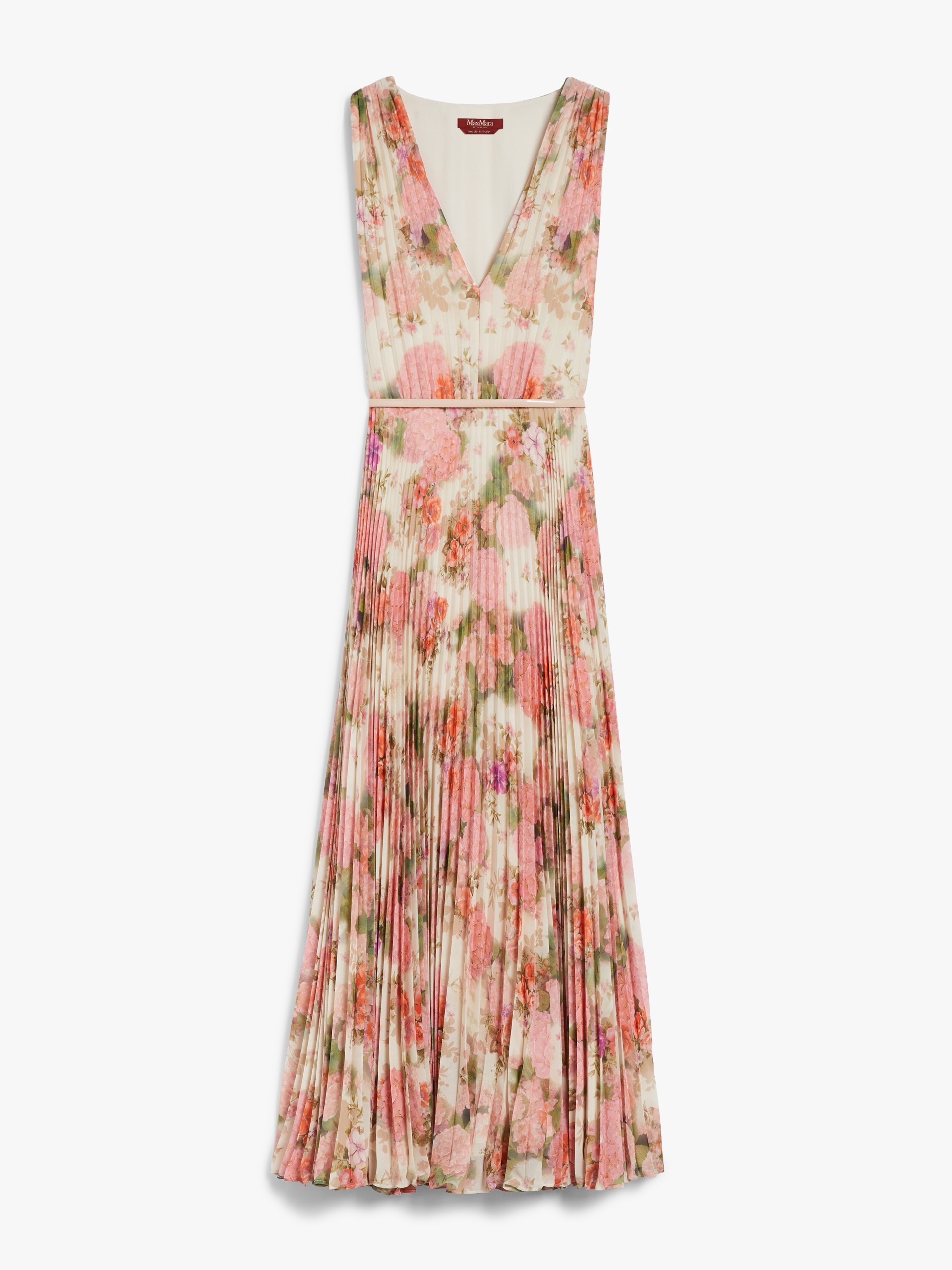 EMERY Flared printed georgette dress - 1