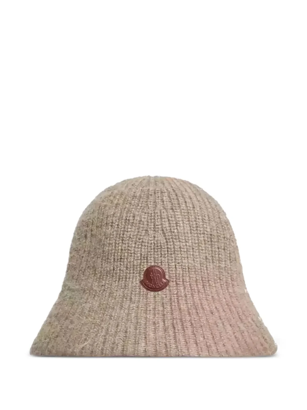 logo-patch ribbed hat - 1