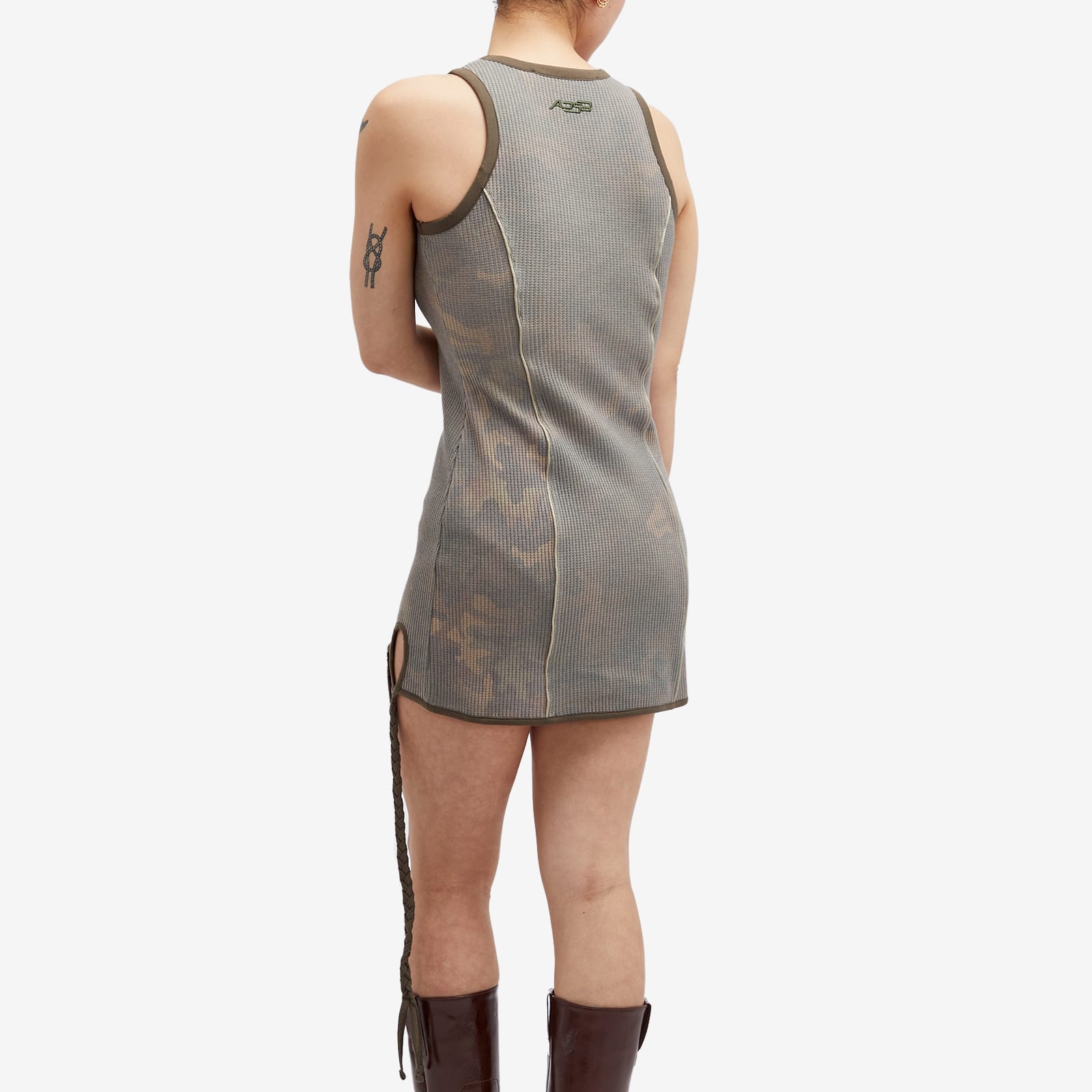 ★ANDERSSON BELL★ Essential Camouflage Hand Braided Waffle Camouflage Hand-Braided Waffle Dress (ATB1100W-SAND)