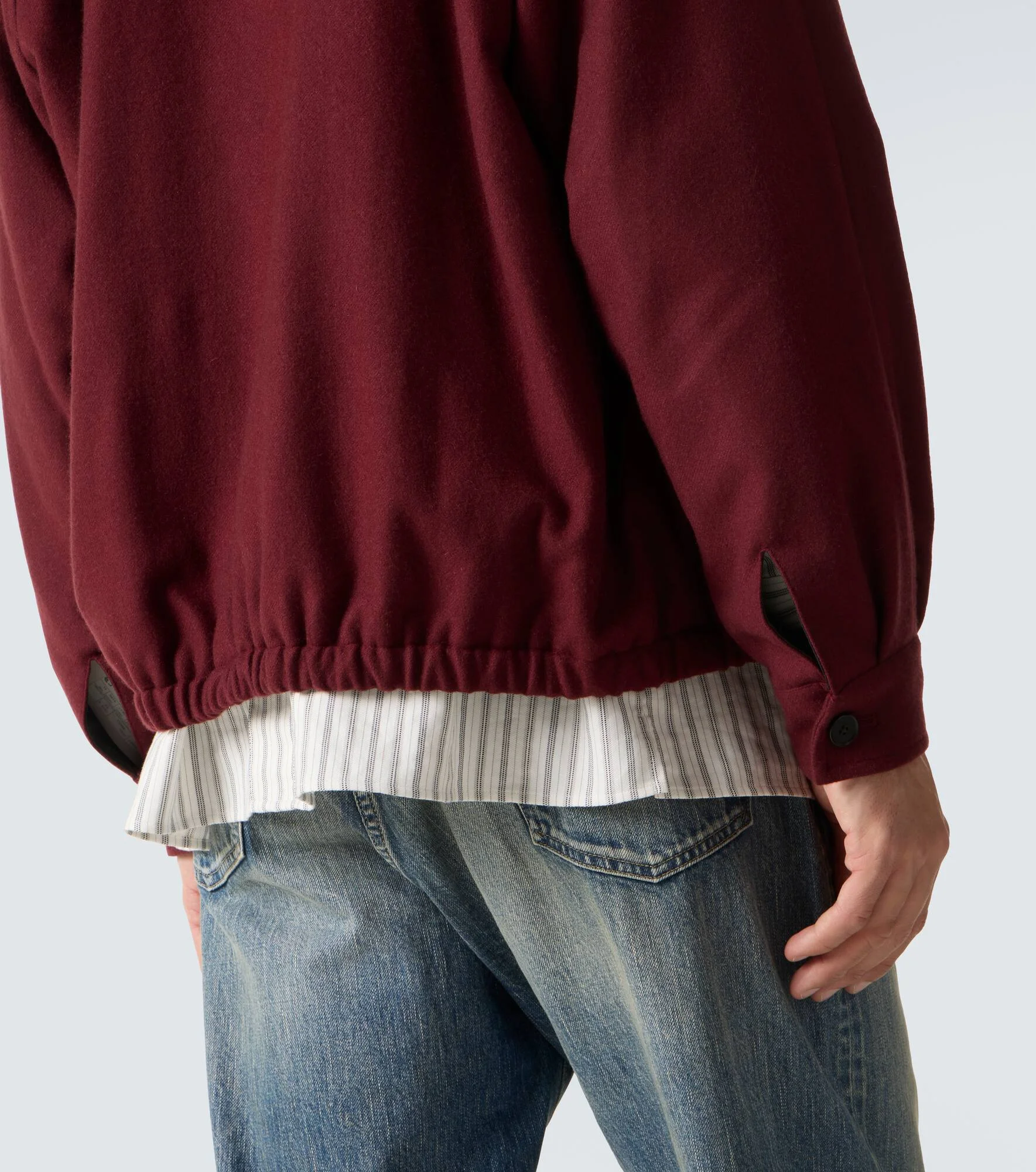 A.PRESSE Cashmere blouson jacket - P01069475 | REVERSIBLE