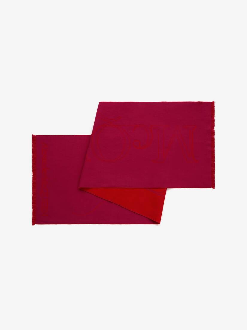 Mcqueen Thread Scarf in Fuchsia - 3