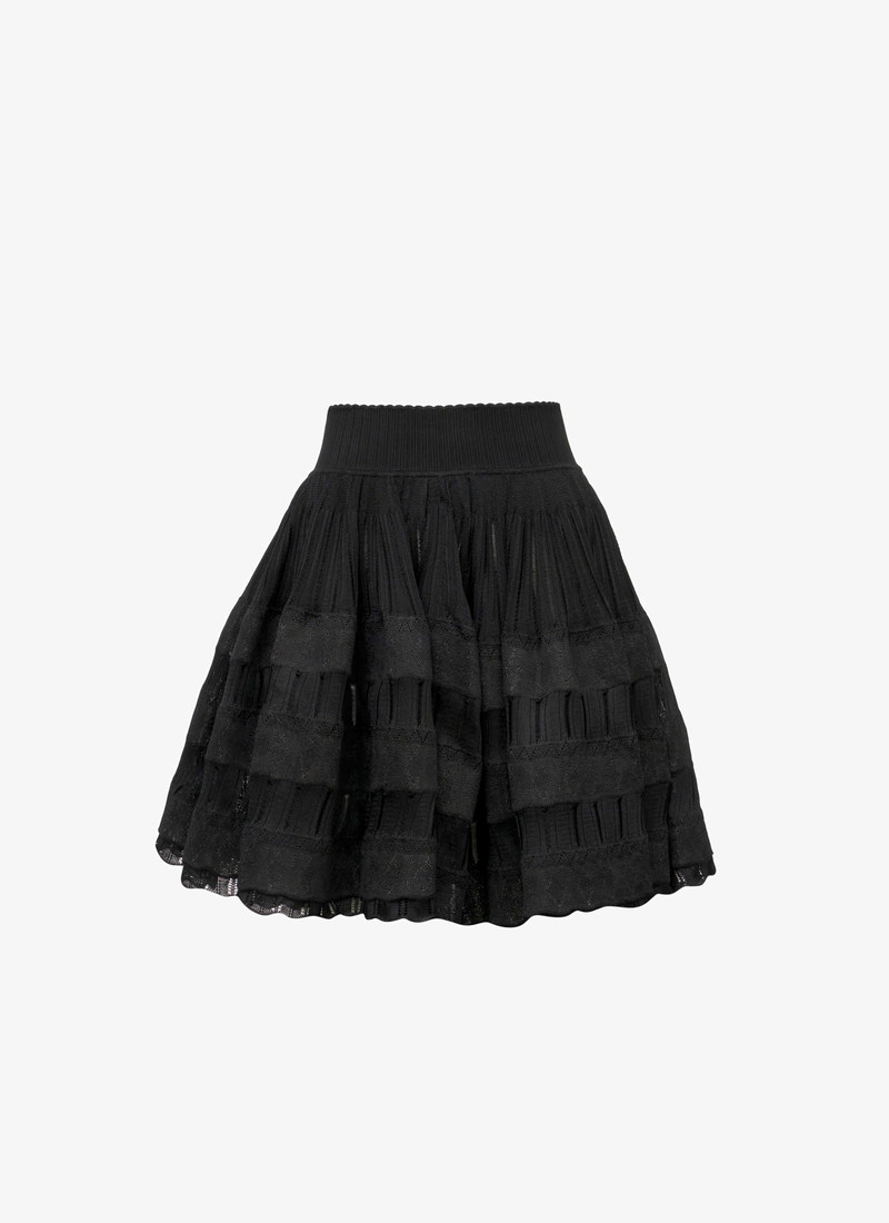 SHINY CRINOLINE SKIRT - 1