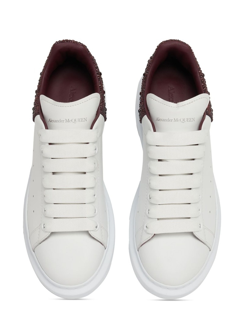 45mm Embellished leather sneakers - 7