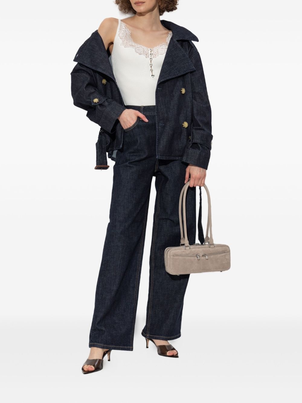 5-pockets straight jeans - 2