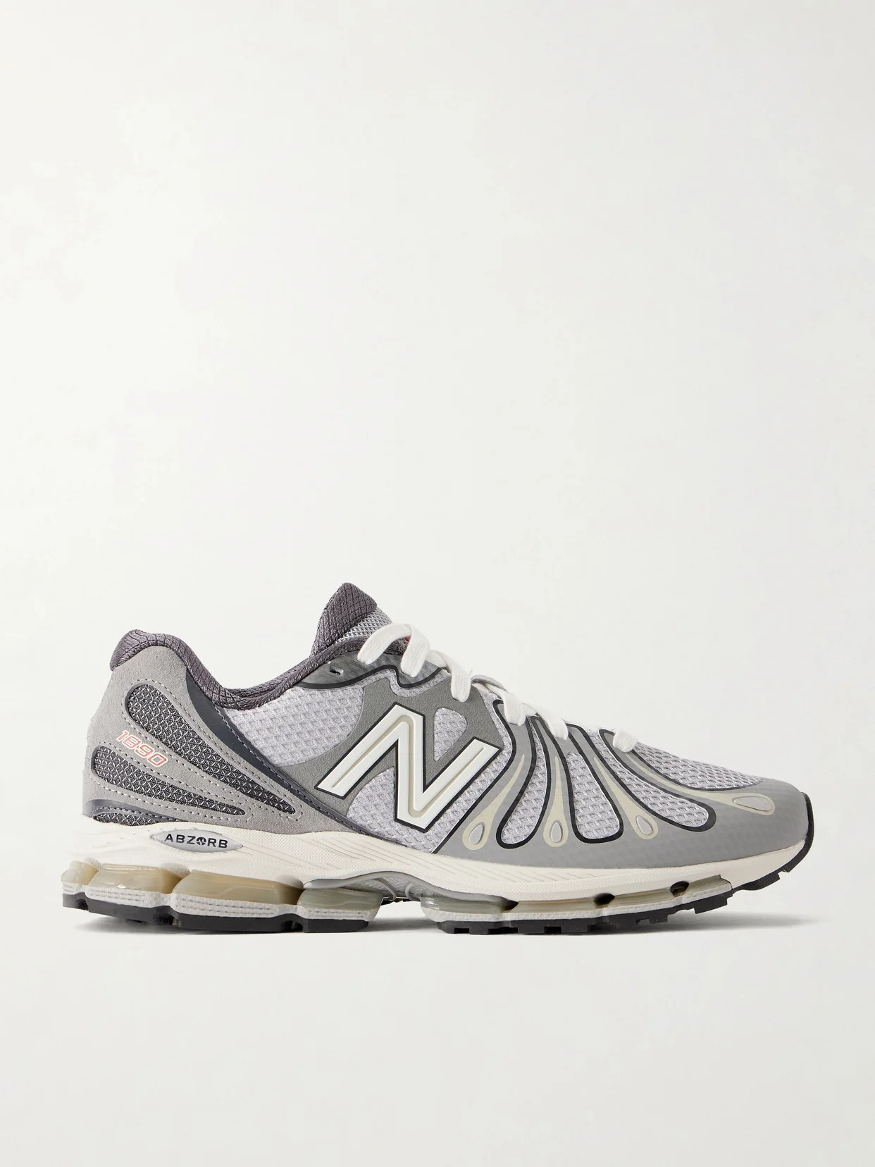 Abzorb 1890 Suede-trimmed Mesh Sneakers - 1