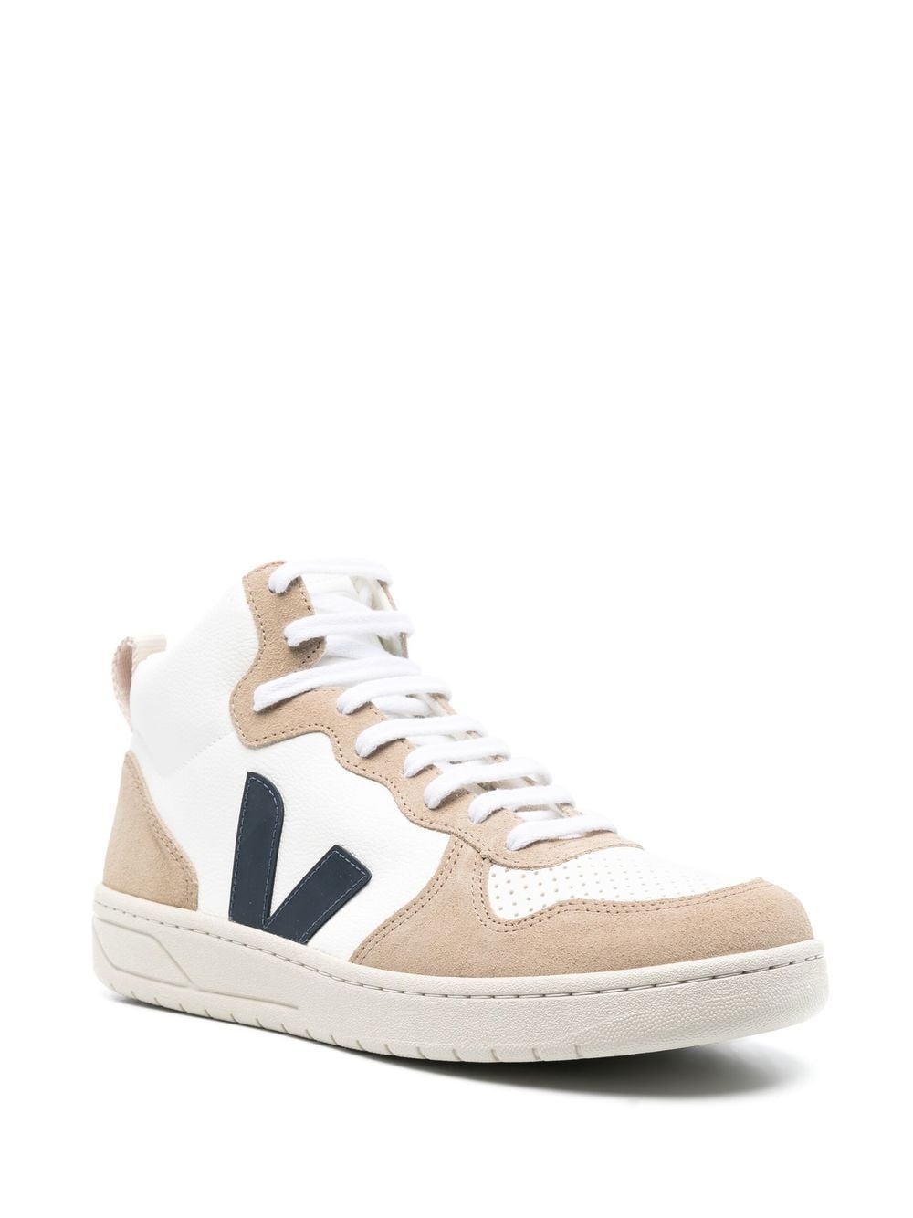 logo-patch high-top sneakers - 2