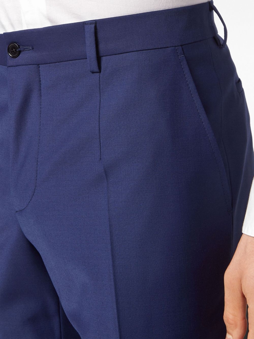 pressed-crease tailored trousers - 5