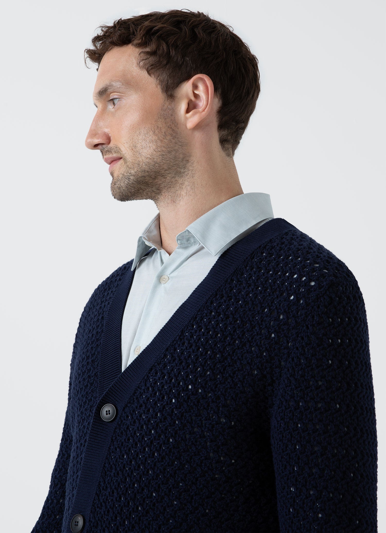 Open Stitch Cardigan - 6