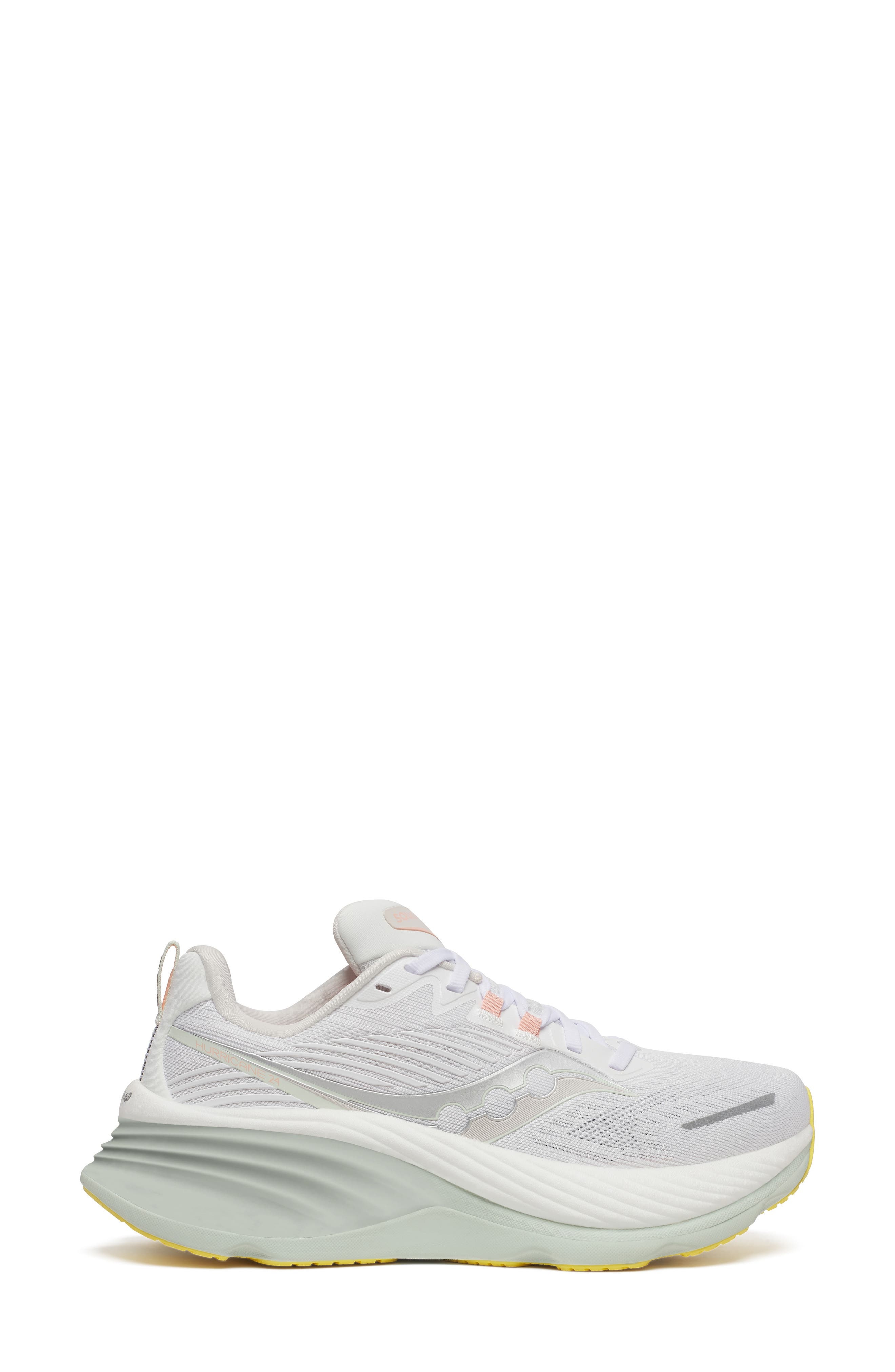 Saucony Hurricane 24 Running Shoe in White/Foam at Nordstrom - 2