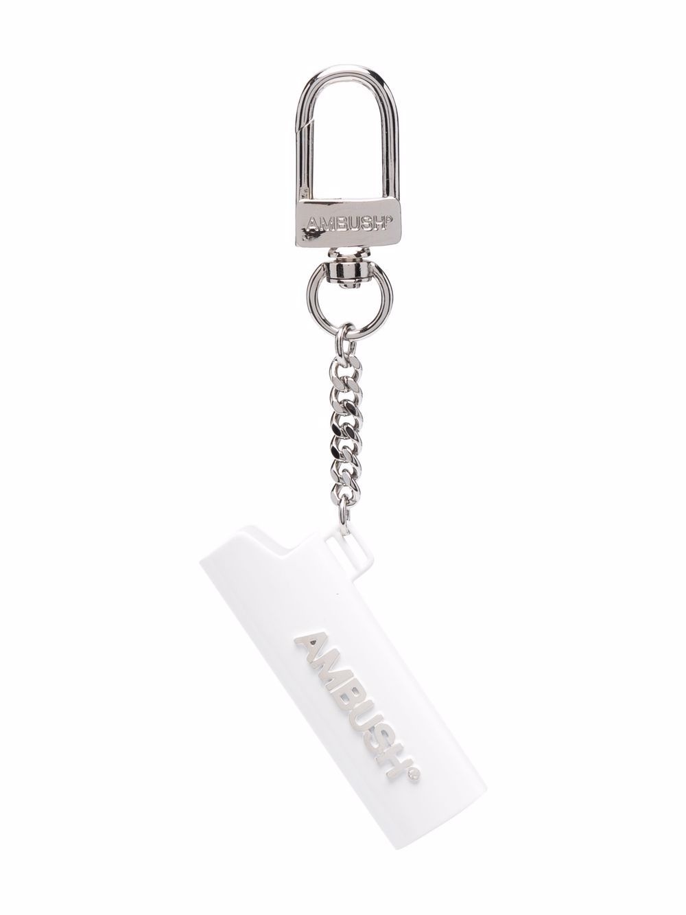 logo-lettering lighter case keychain - 1