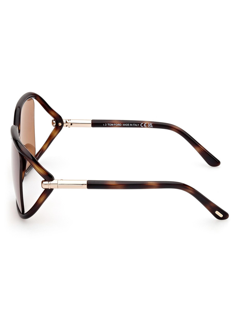 tortoiseshell oversize-frame sunglasses 4
