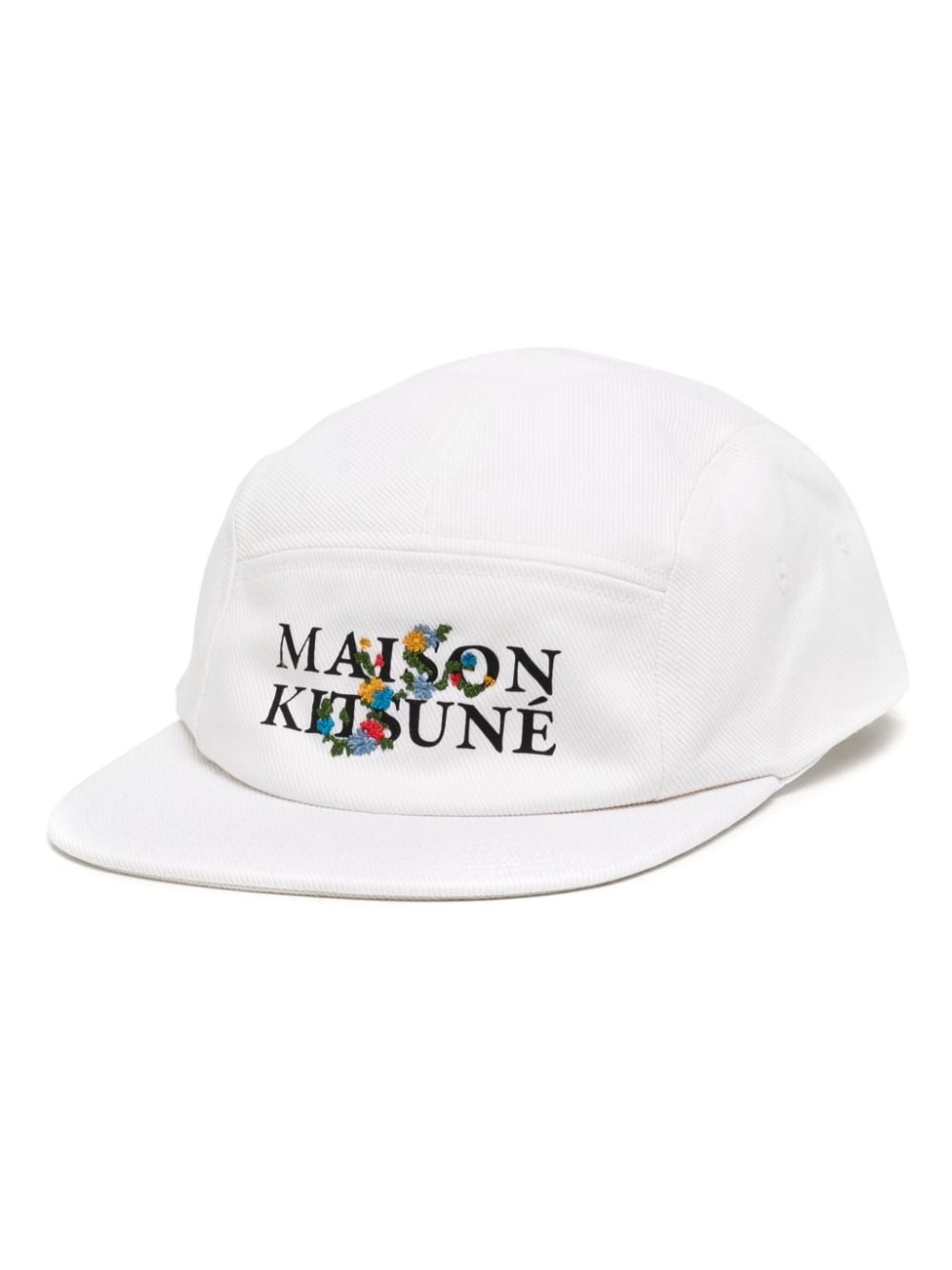 logo-print cotton baseball cap - 1