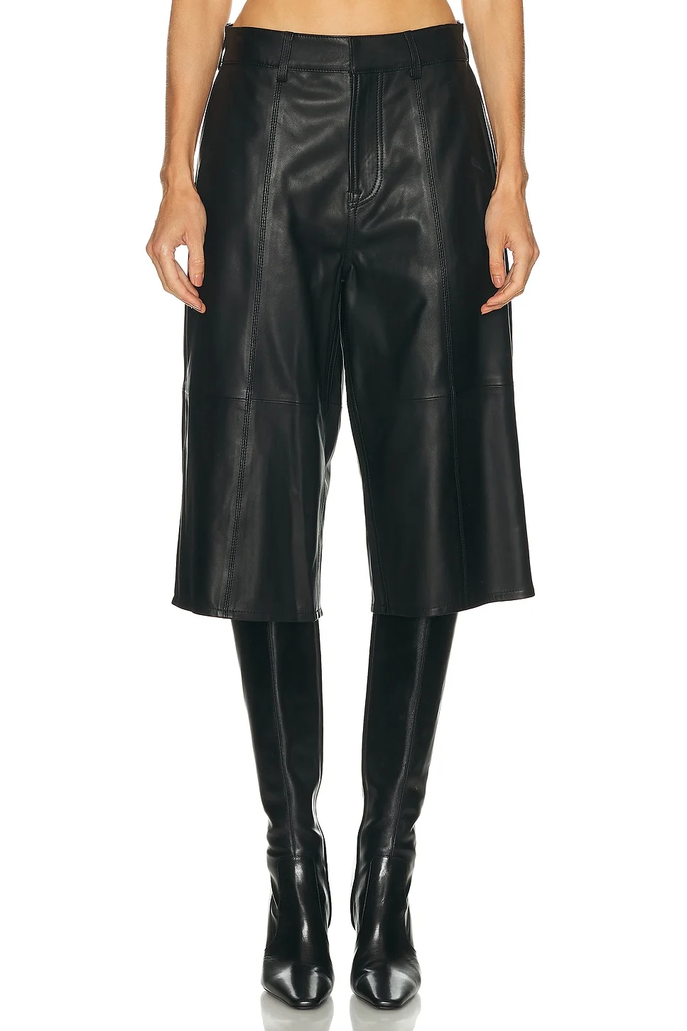 Foster Leather Culotte - 1