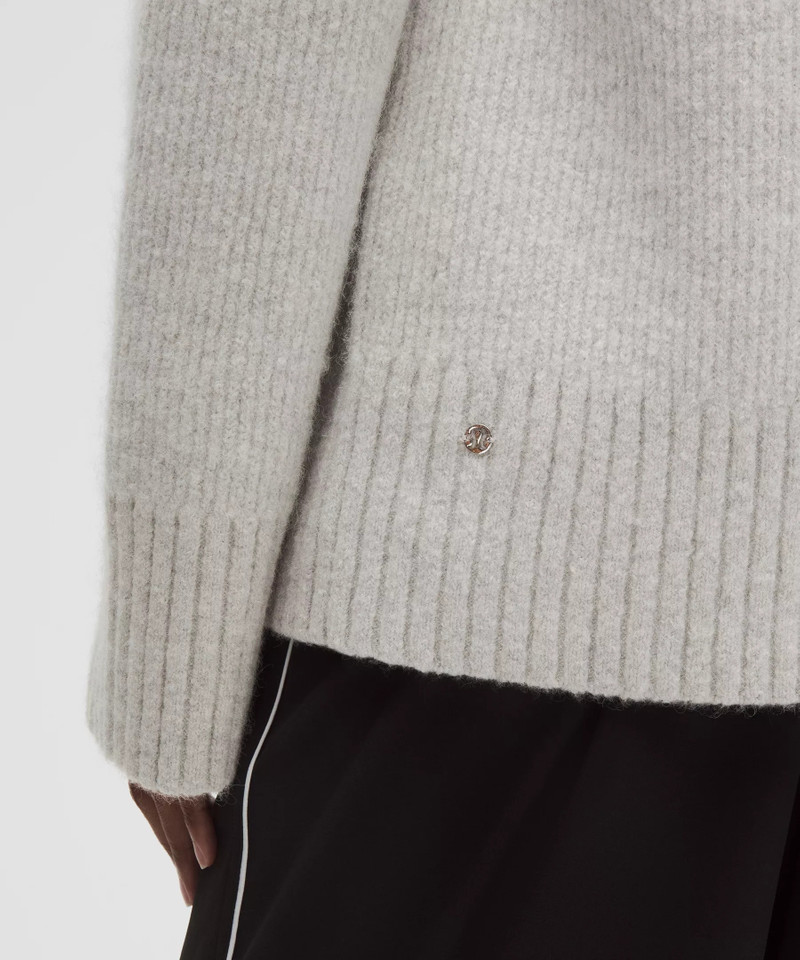 Alpaca-Blend Crewneck Sweater 5