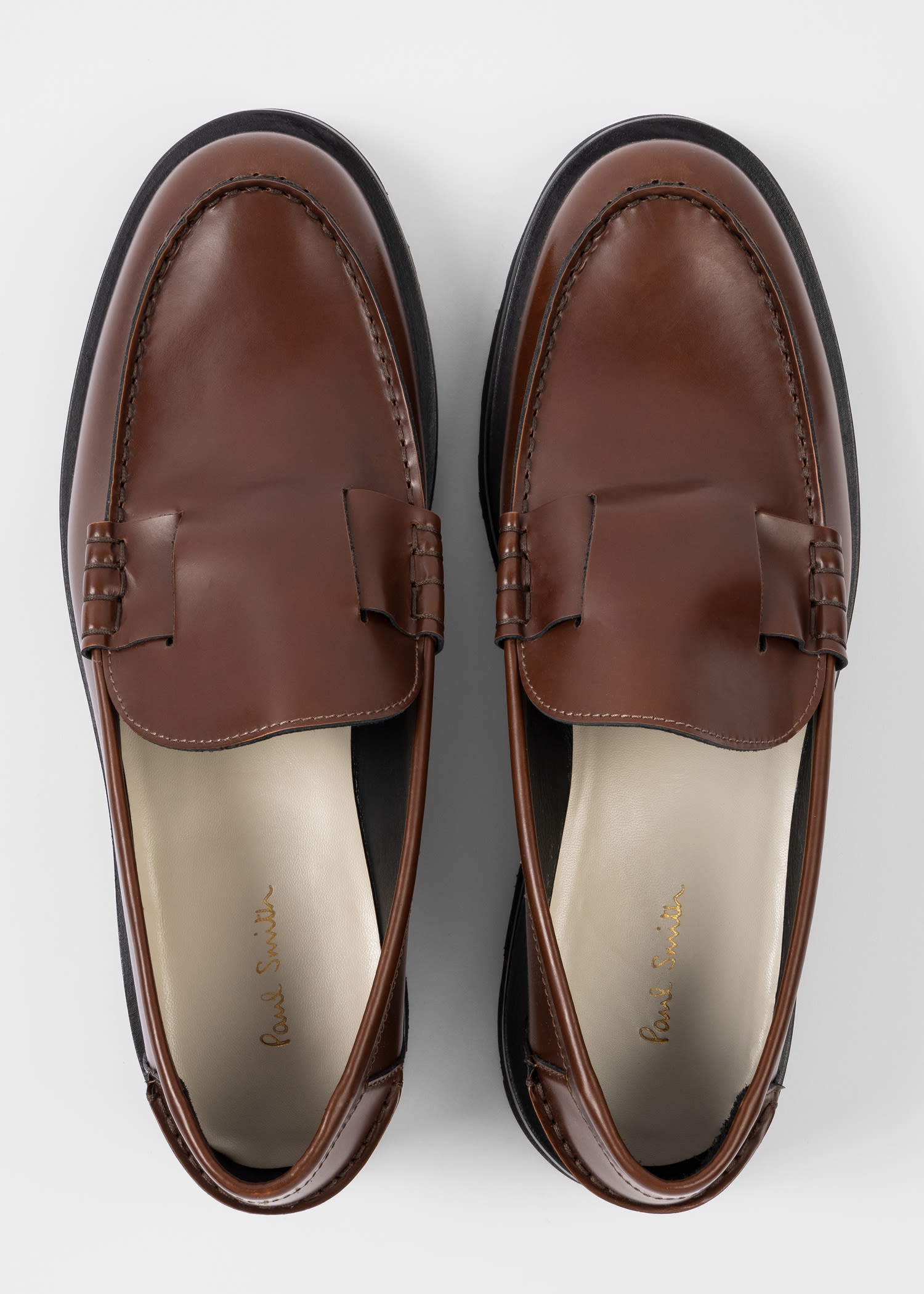 【関税込み】Paul Smith ブラウン Mayfield ローファー Paul Smith Brown Mayfield Loafers - Business Casual Shoes