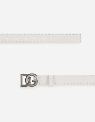 Dolce & Gabbana Lissè calfskin belt outlook