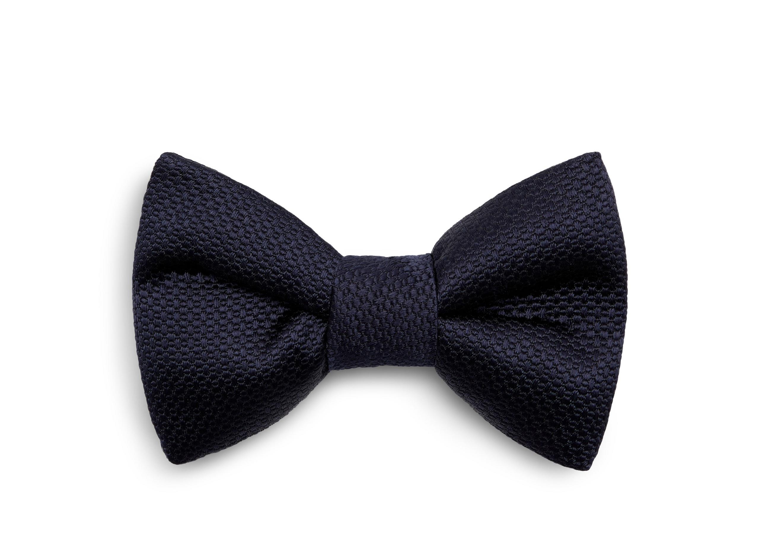 TEXTURED TONAL BOW TIE - 1
