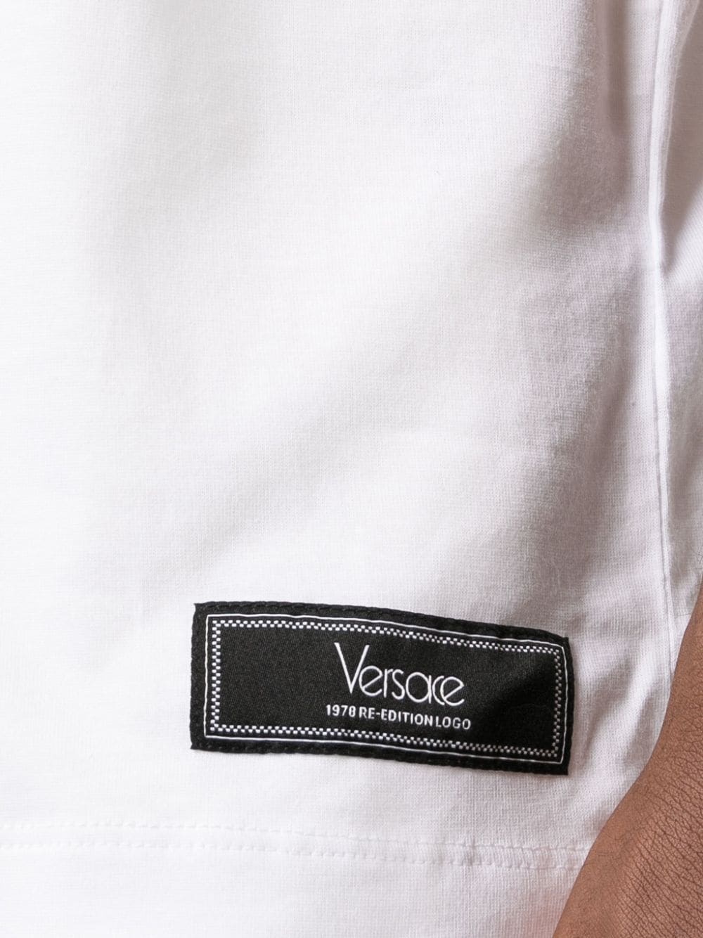 logo-embroidered cotton T-shirt - 5