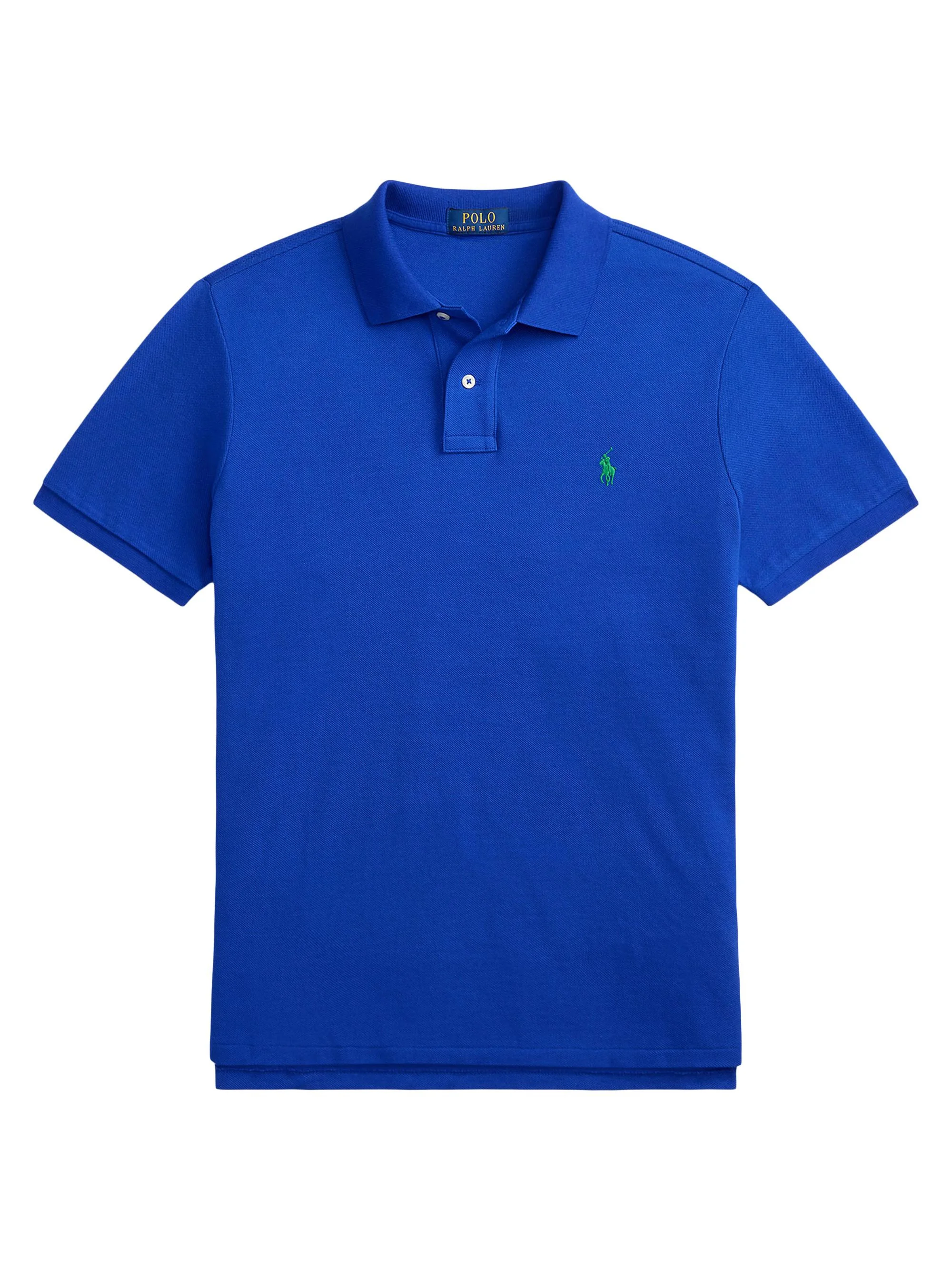 Men's Logo Cotton Mesh Polo - Pacific Royal - 1