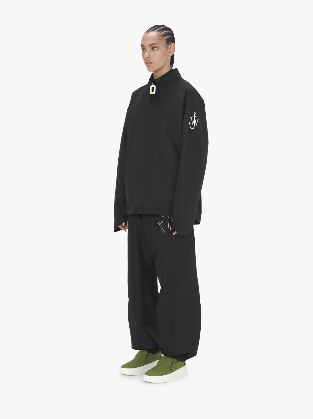 ZIP FRONT TRACK JACKET - 4