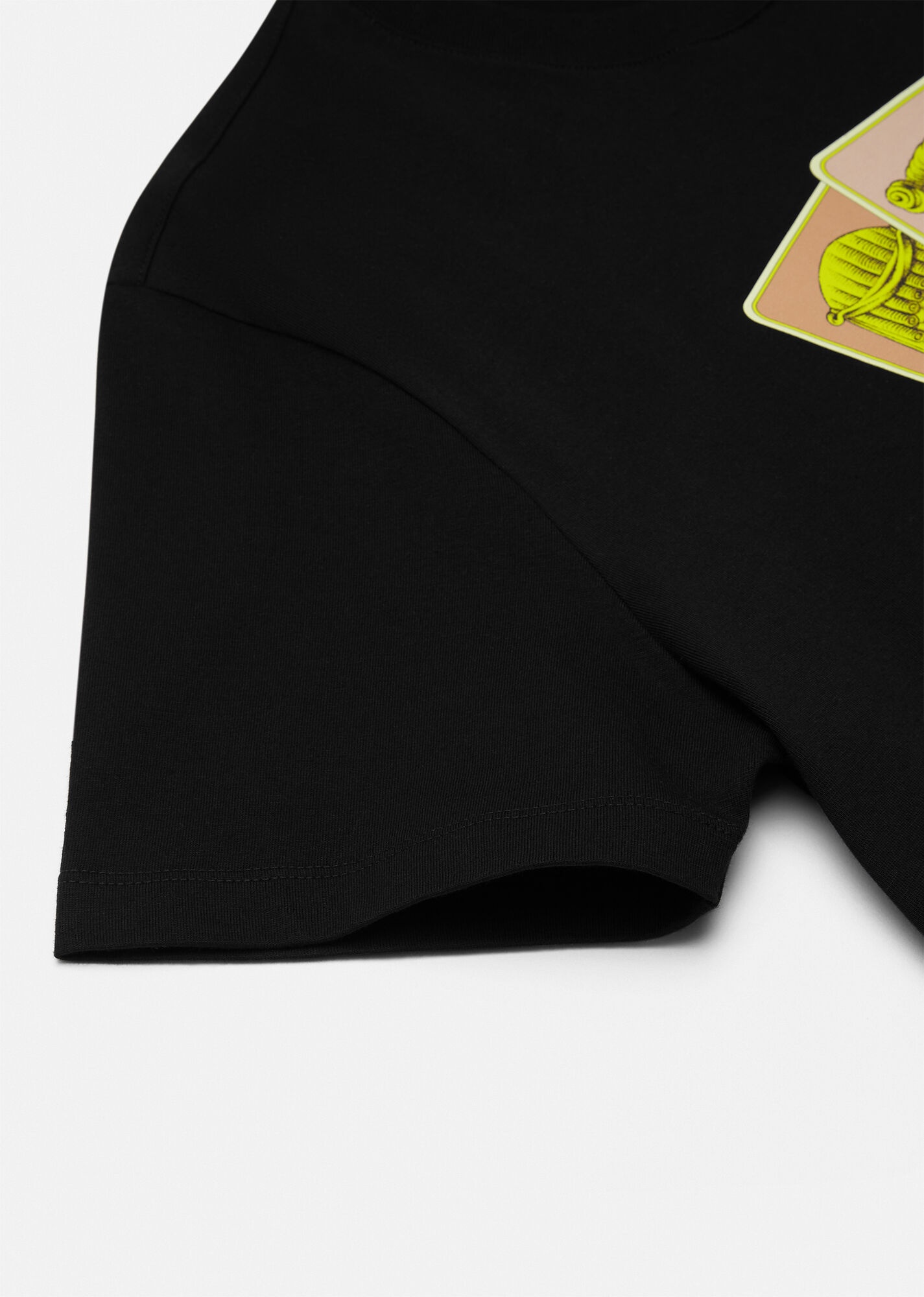 VERSACE Le Maschere T-Shirt | REVERSIBLE