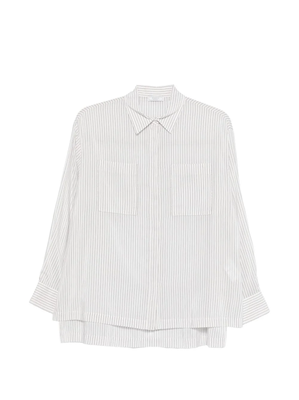 striped-pattern shirt - 1