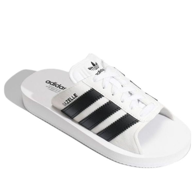 adidas adidas Gazelle Beach Slides 'White Black' JQ7420
