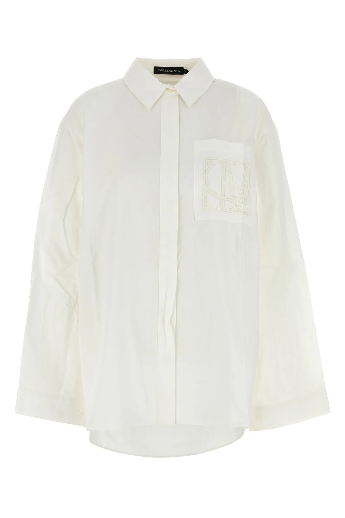White poplin Winslow oversize shirt - 1