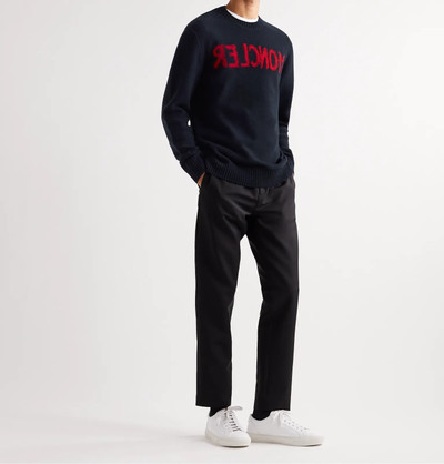 Moncler 2 Moncler 1952 Logo-Intarsia Virgin Wool and Cashmere-Blend Sweater outlook